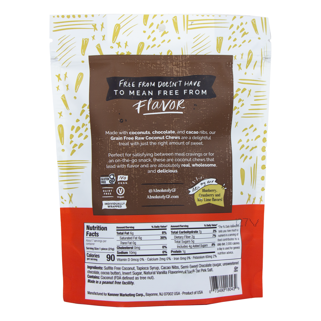 Absolutely Gluten Free Coconut - Chocolate