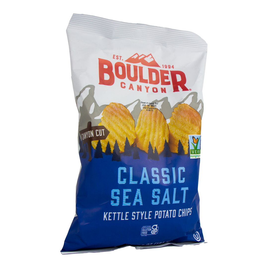 Boulder Canyon - Classic Sea Salt - Kettle Style Chips (6.5 oz)