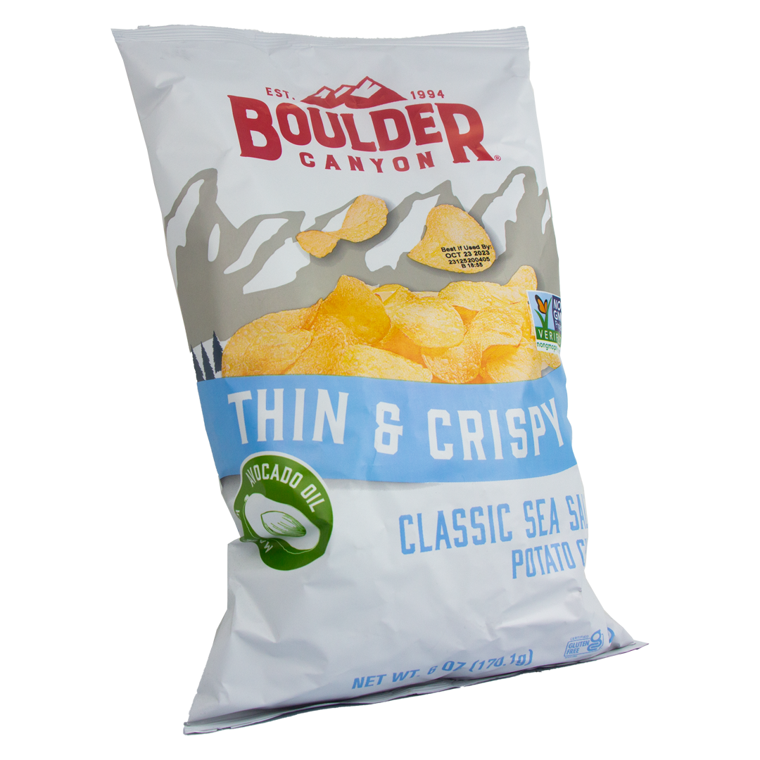 Boulder Canyon - Thin & Crispy - Classic Sea Salt Potato Chips (6 oz)