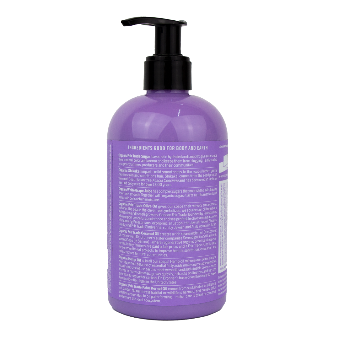 Dr. Bronner's - 4 in 1 - Lavender Sugar Soap - (12 oz)
