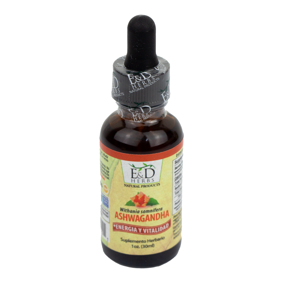 E&D Herbs - Ashwagandha Tincture