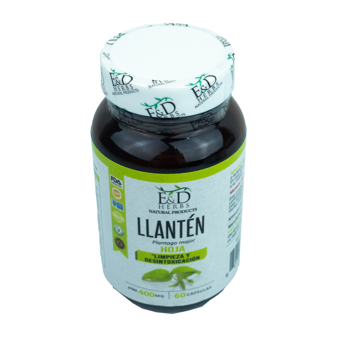 E&D Herbs - Llantén 400 mg
