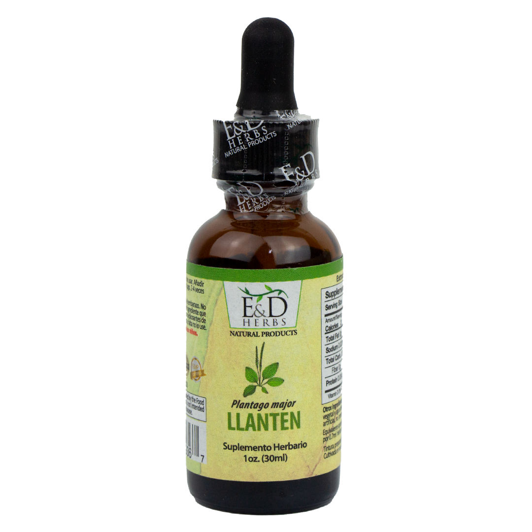 E&D Herbs - Llanten Tincture
