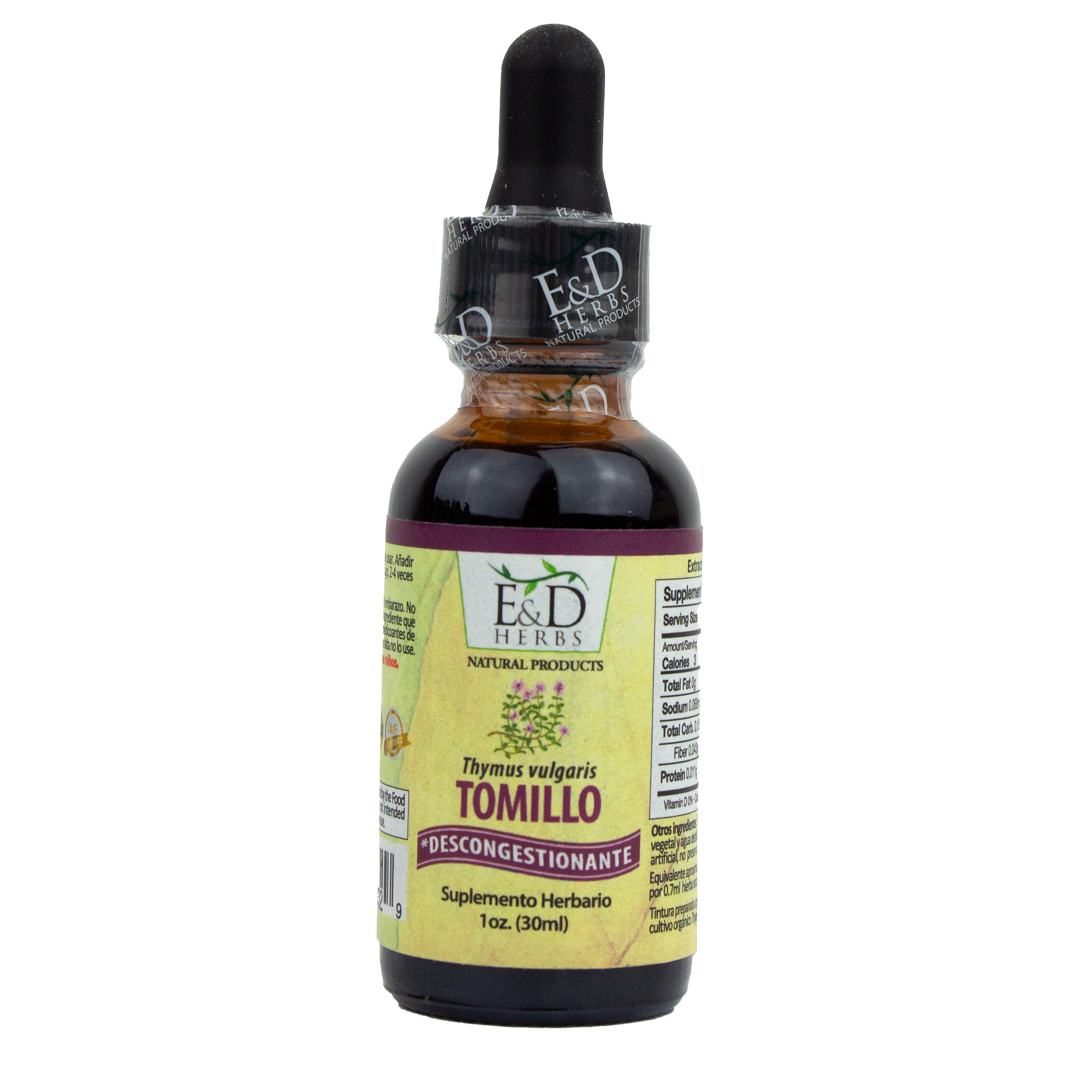 E&D Herbs - Tomillo Tincture