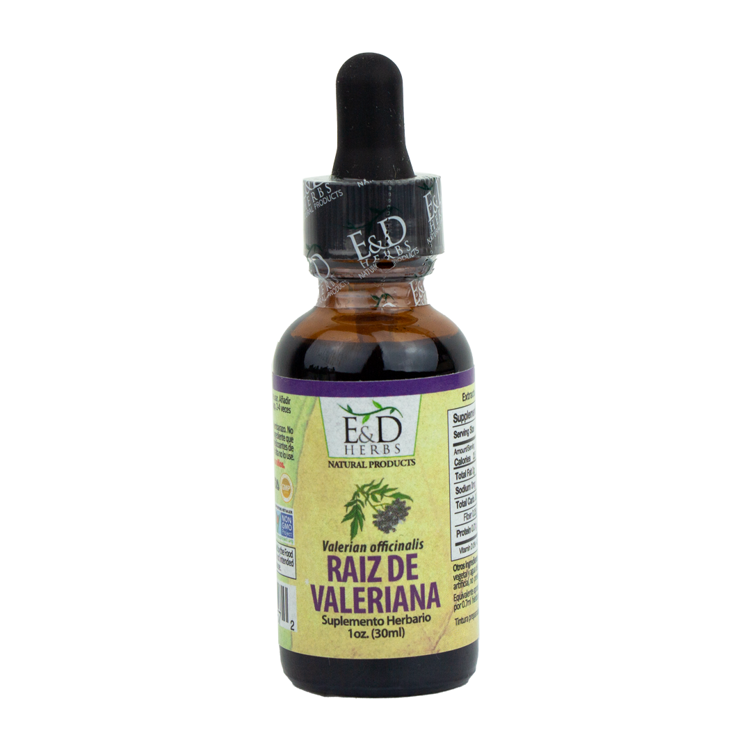 E&D Herbs - Raíz de Valeriana Tincture