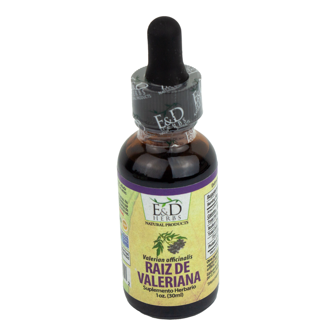 E&D Herbs - Raíz de Valeriana Tincture