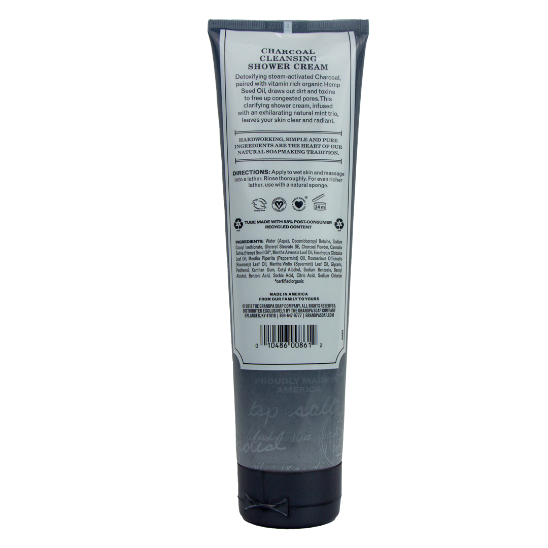 The Grandpa Soap Co. - Charcoal Cleansing Shower Cream
