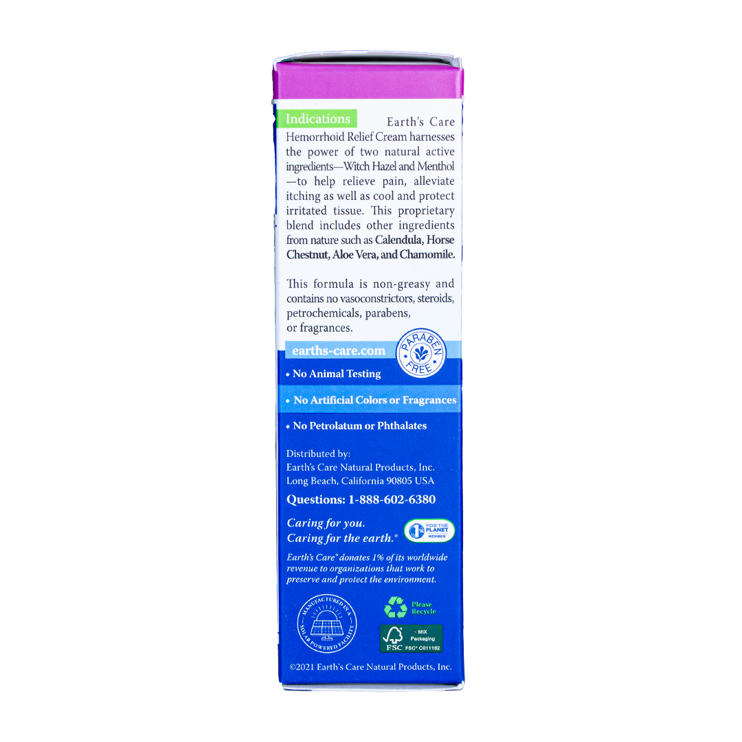 Earth's Care - Hemorrhoid Relief Cream