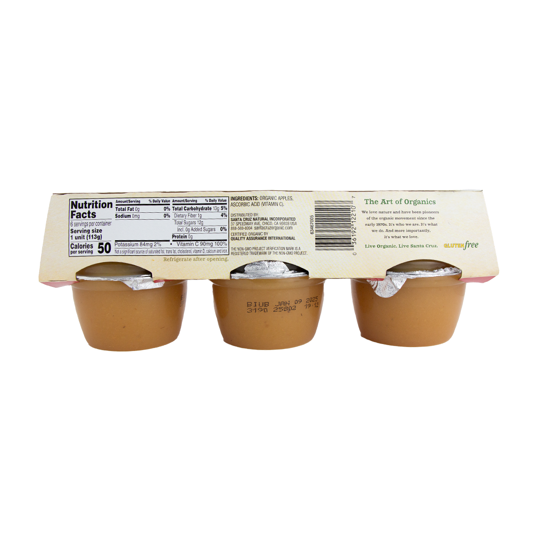Santa Cruz Organic - Apple Puree Cups