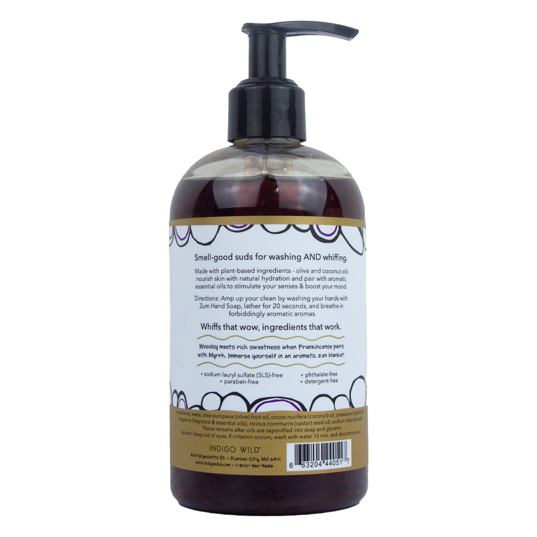 Zum Hand Soap - Frankincense & Myrrh