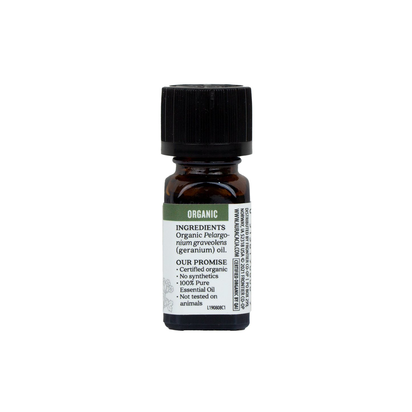 Aura Cacia - Organic Geranium Pure Essential Oil (0.25 oz.)
