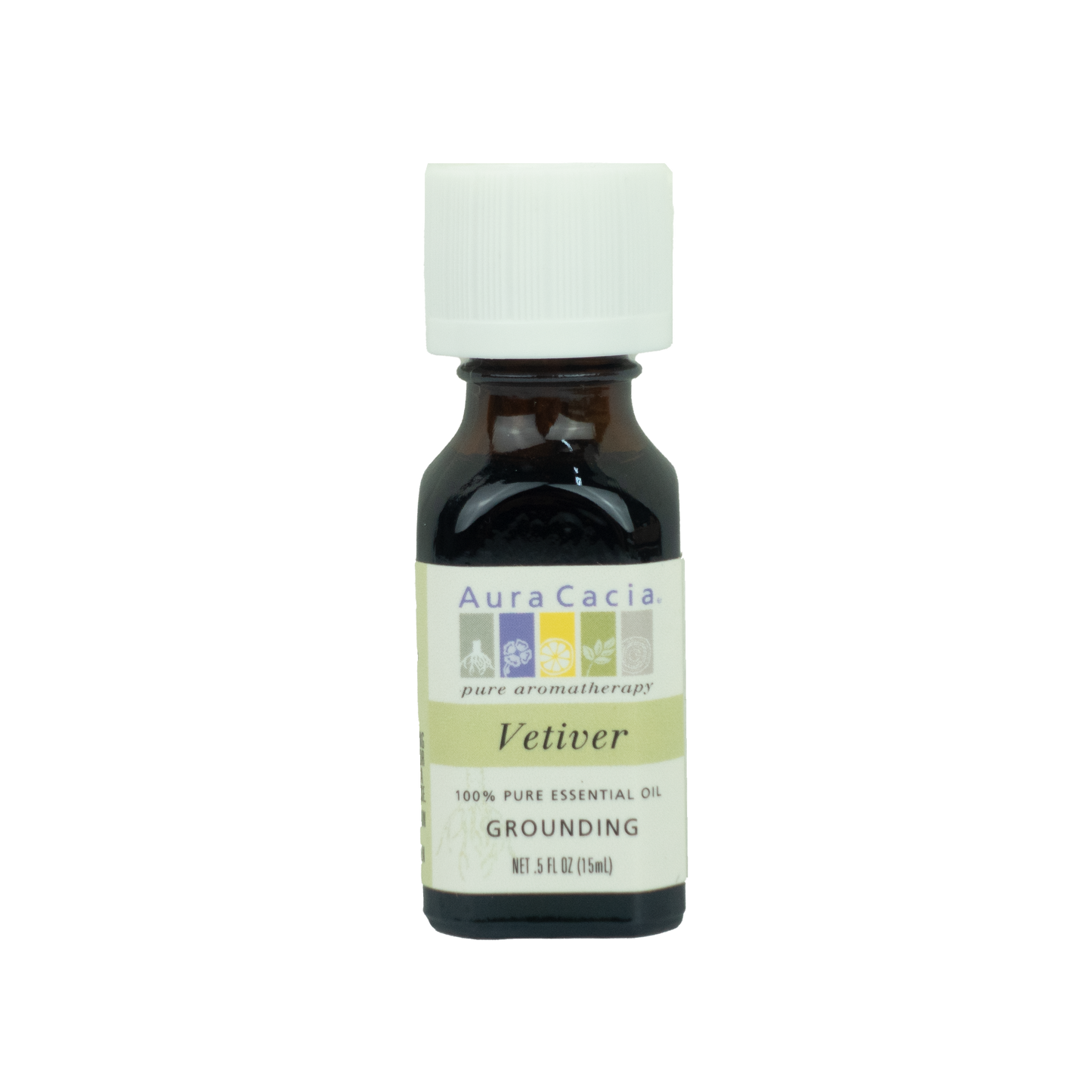 Aura Cacia - Vetiver Essential Oils (0.5 oz)