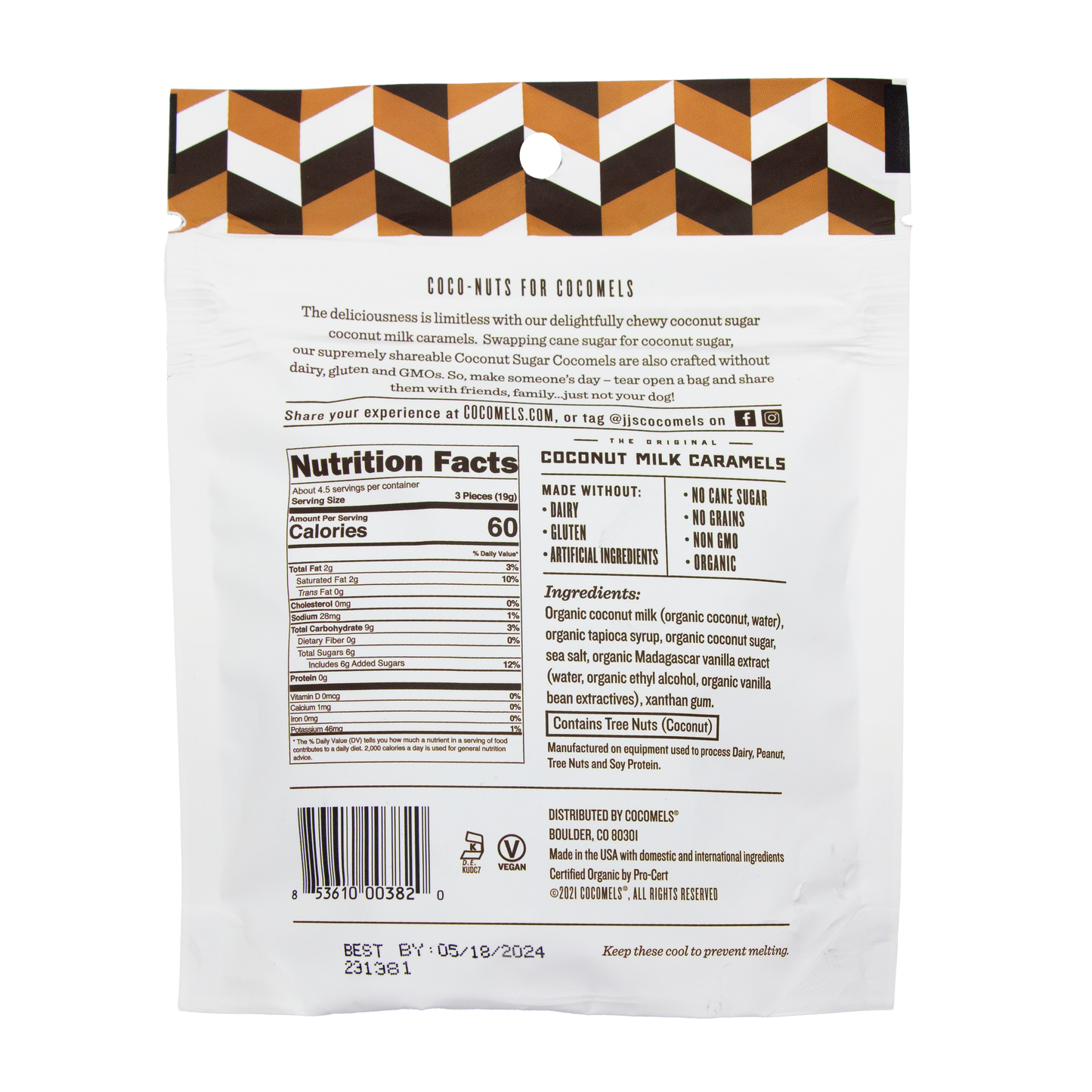 Cocomels - Coconut Milk Caramel Coconut Sugar