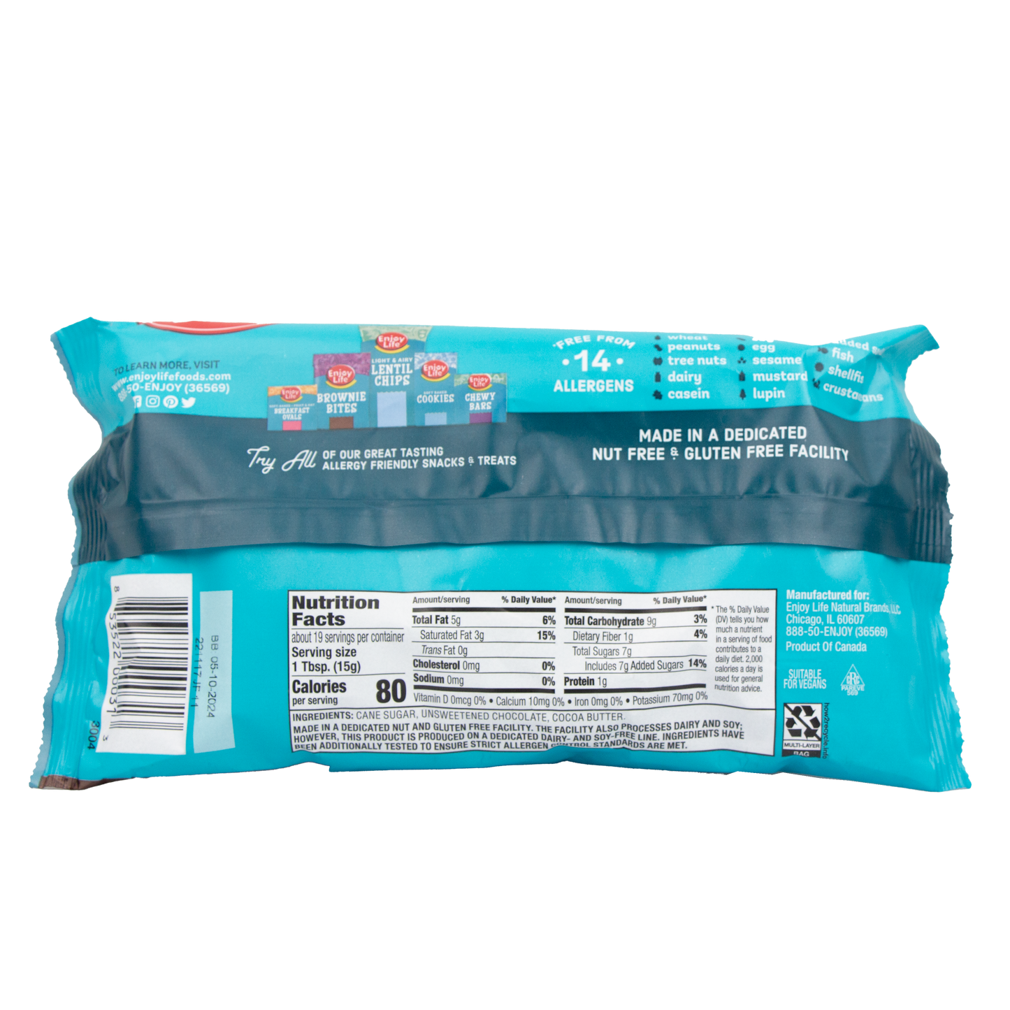 Enjoy Life - Chocolate Chips - Mega Chunks