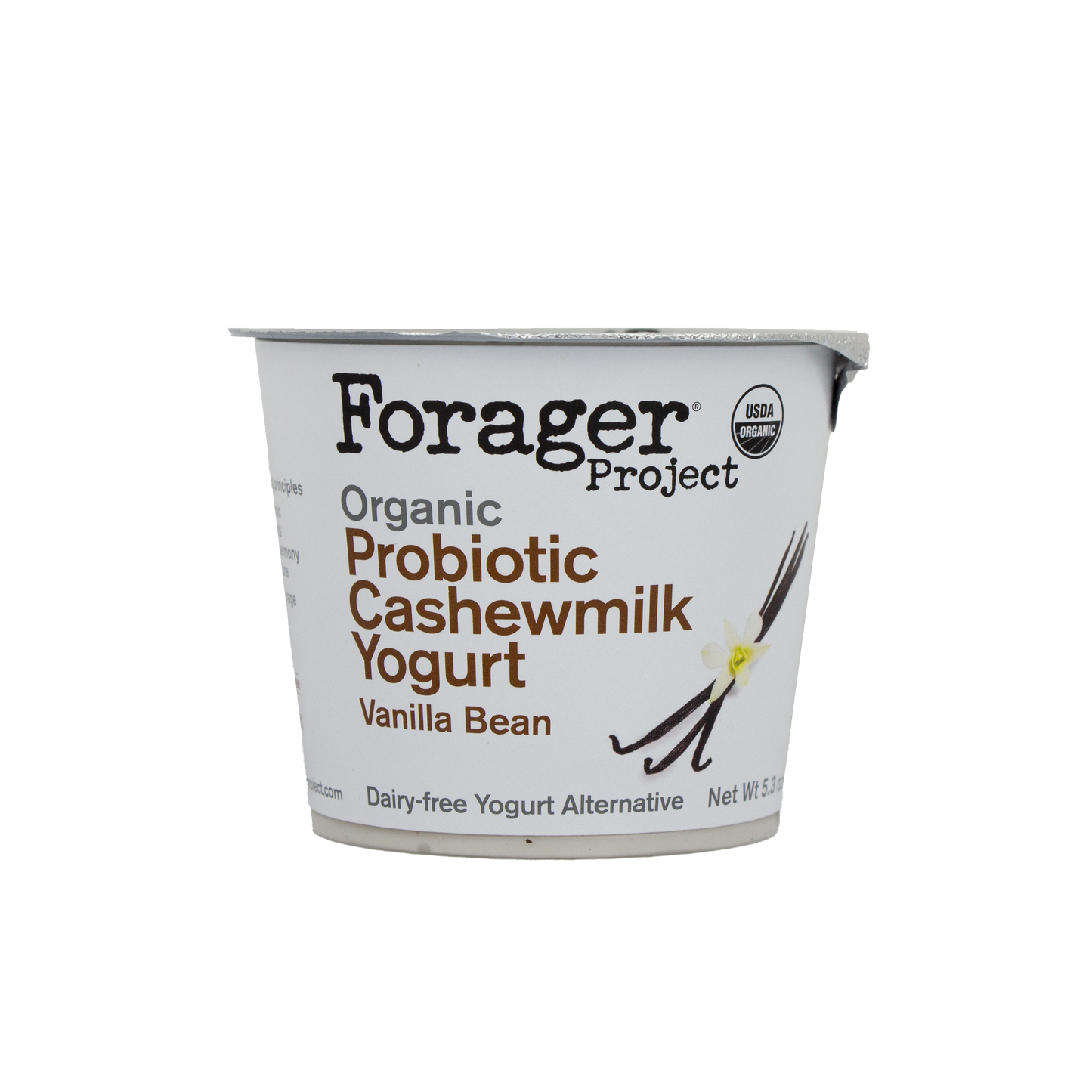 Forager Project - Organic Probiotic Cashewmilk Yogurt Vanilla Bean (5.3 oz) (Store Pick-Up Only)