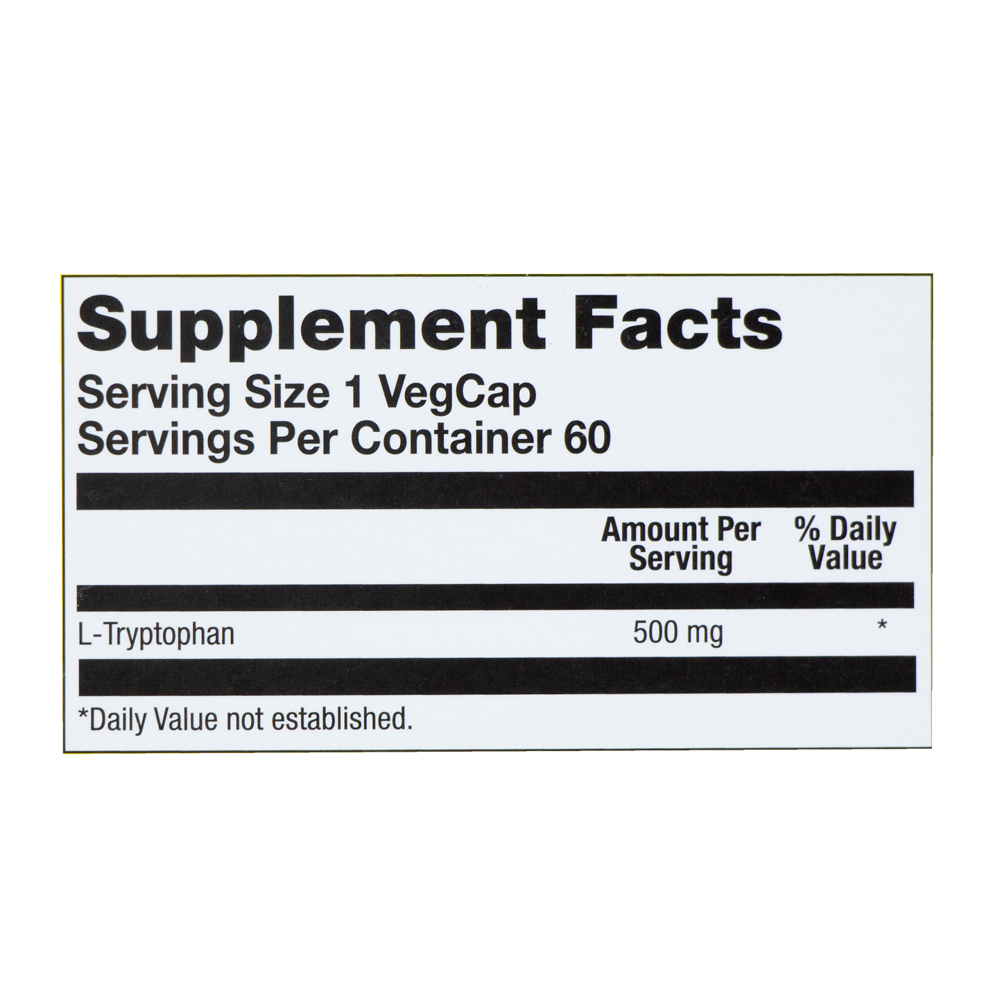 Natural Balance - L-Tryptophan 500 mg