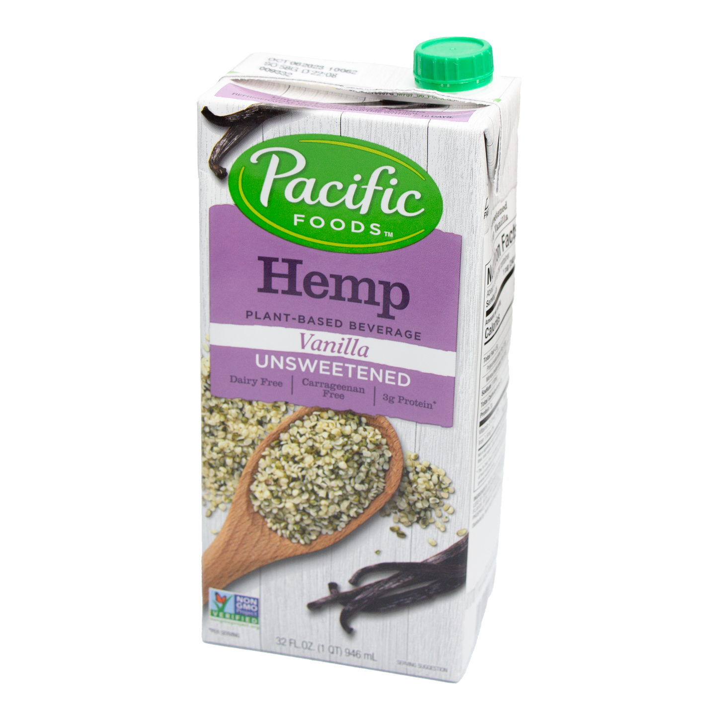 Pacific Foods - Hemp Milk - Vanilla Unsweetened (32 oz)