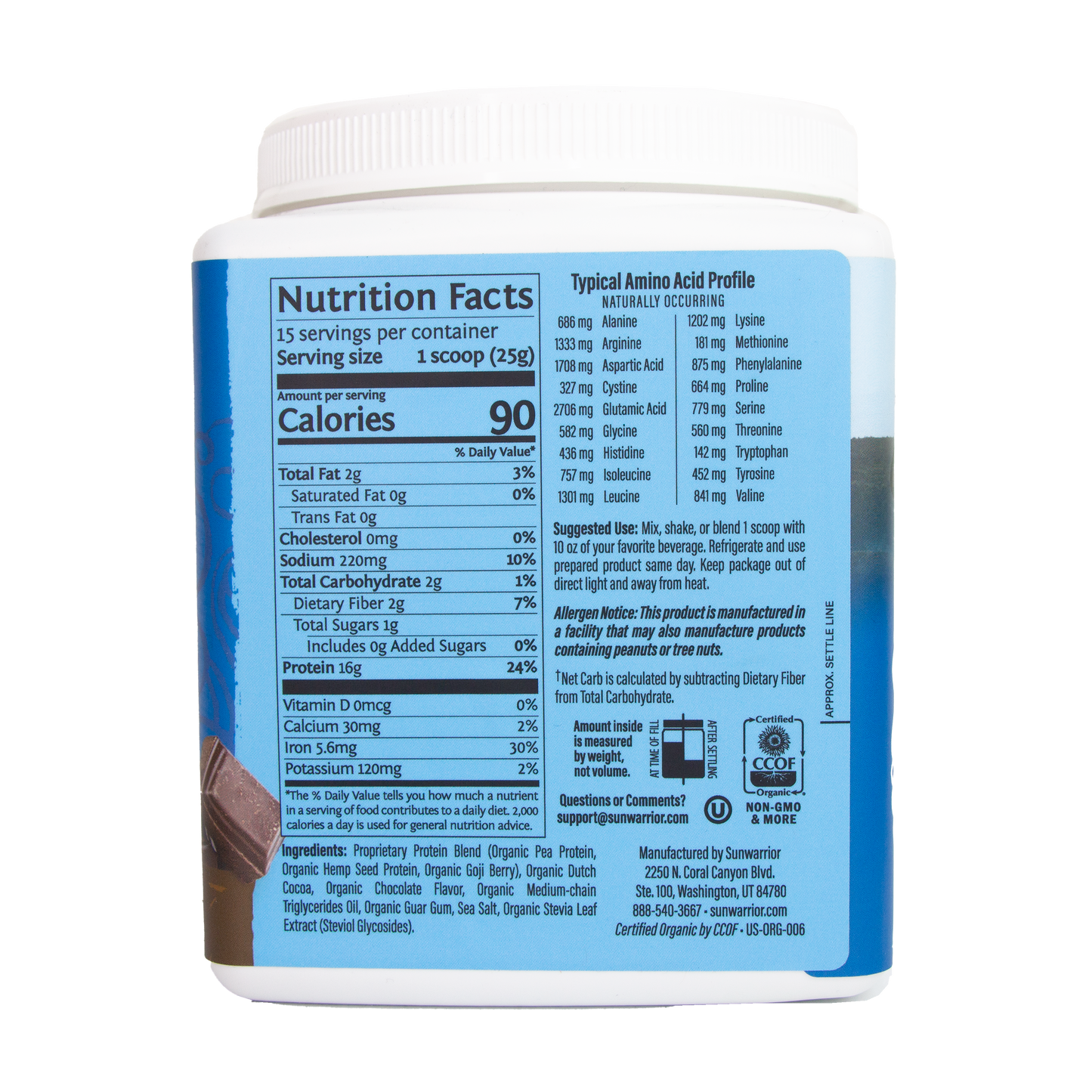 Sunwarrior Protein - Warrior Blend Chocolate