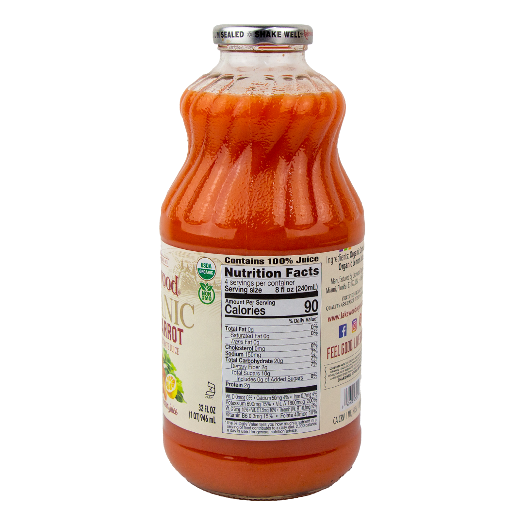 Lakewood Organic Pure Carrot 32 oz. (Store Pick-Up Only)