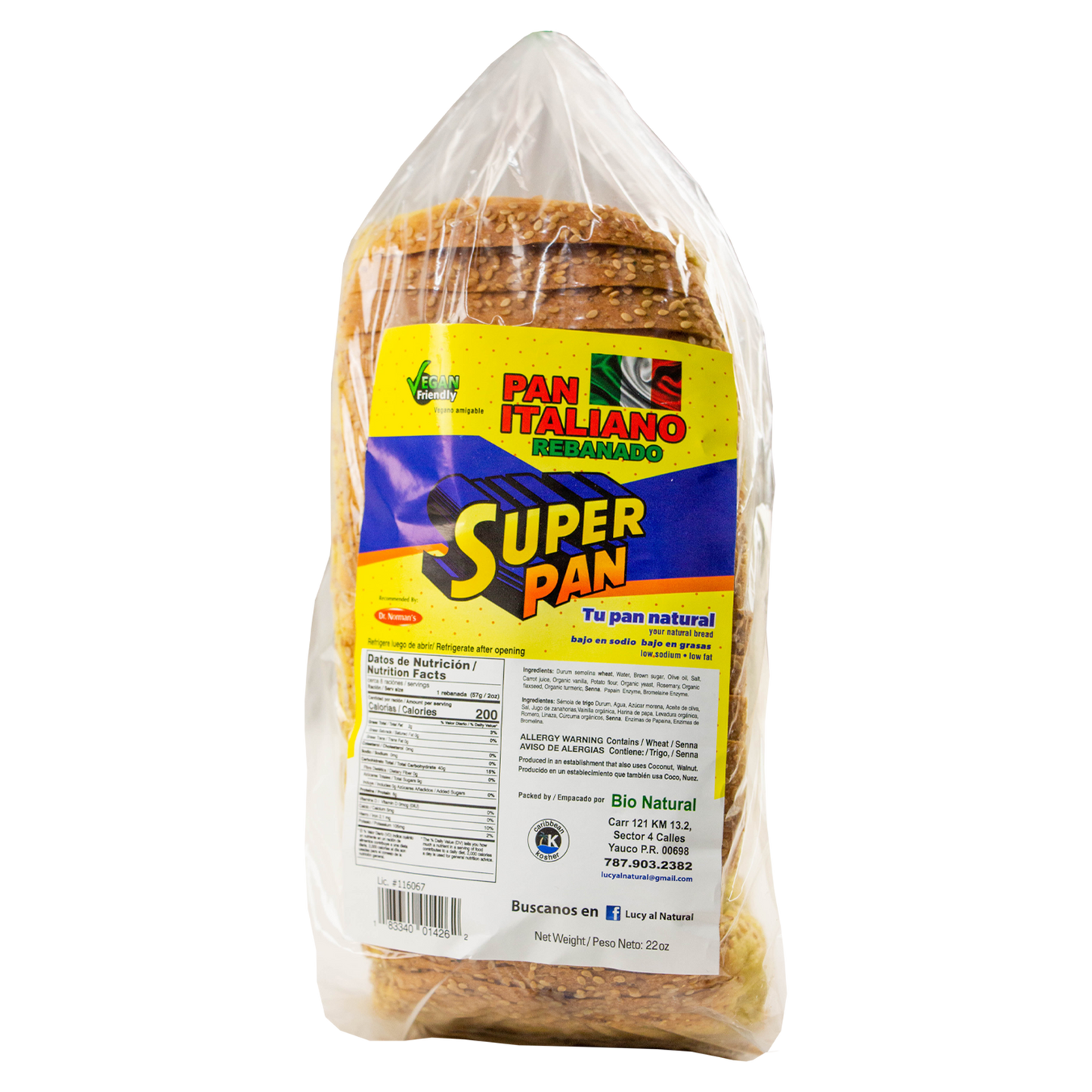 Super Pan - Italiano Rebanado (In Store Pickup Only)