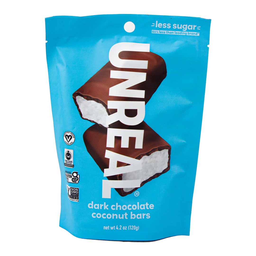 Unreal - Dark Chocolate Coconut Bars