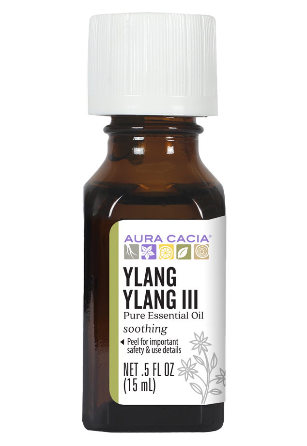 Aura Cacia - Ylang Ylang III Essential Oil (0.5 oz.)