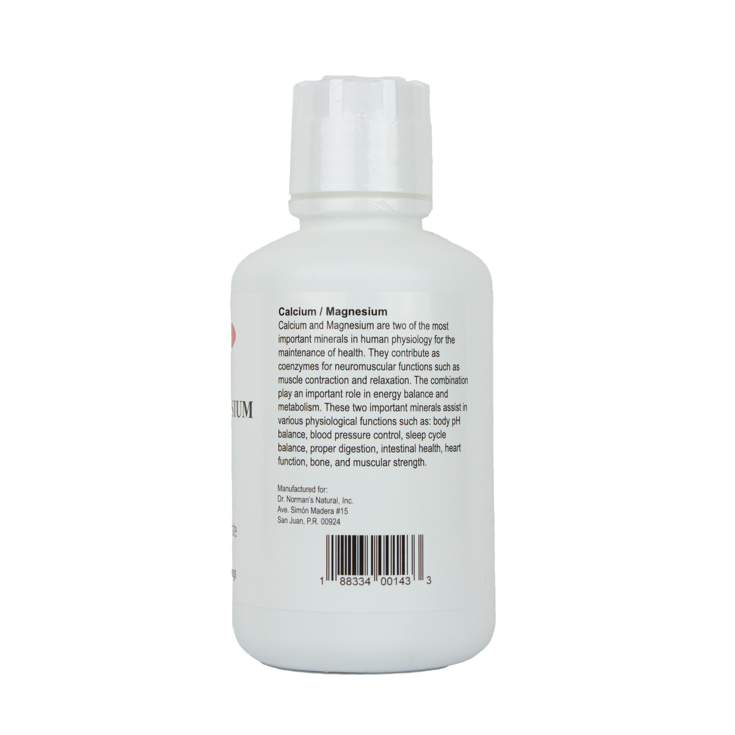 Dr. Norman's Essential Minerals - Botanical Calcium y Magnesium (16 oz)