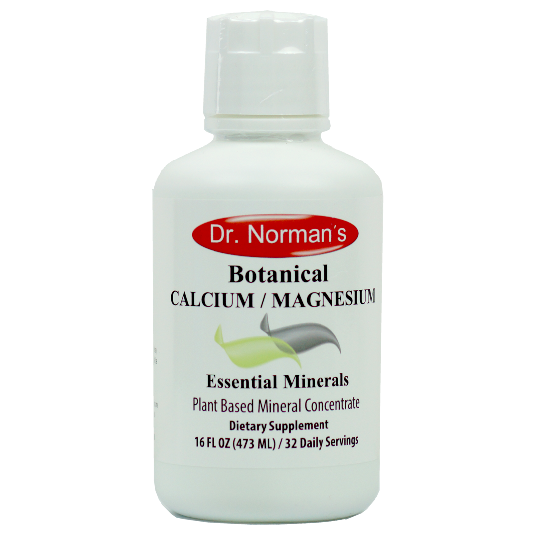 Dr. Norman's Essential Minerals - Botanical Calcium y Magnesium (16 oz)