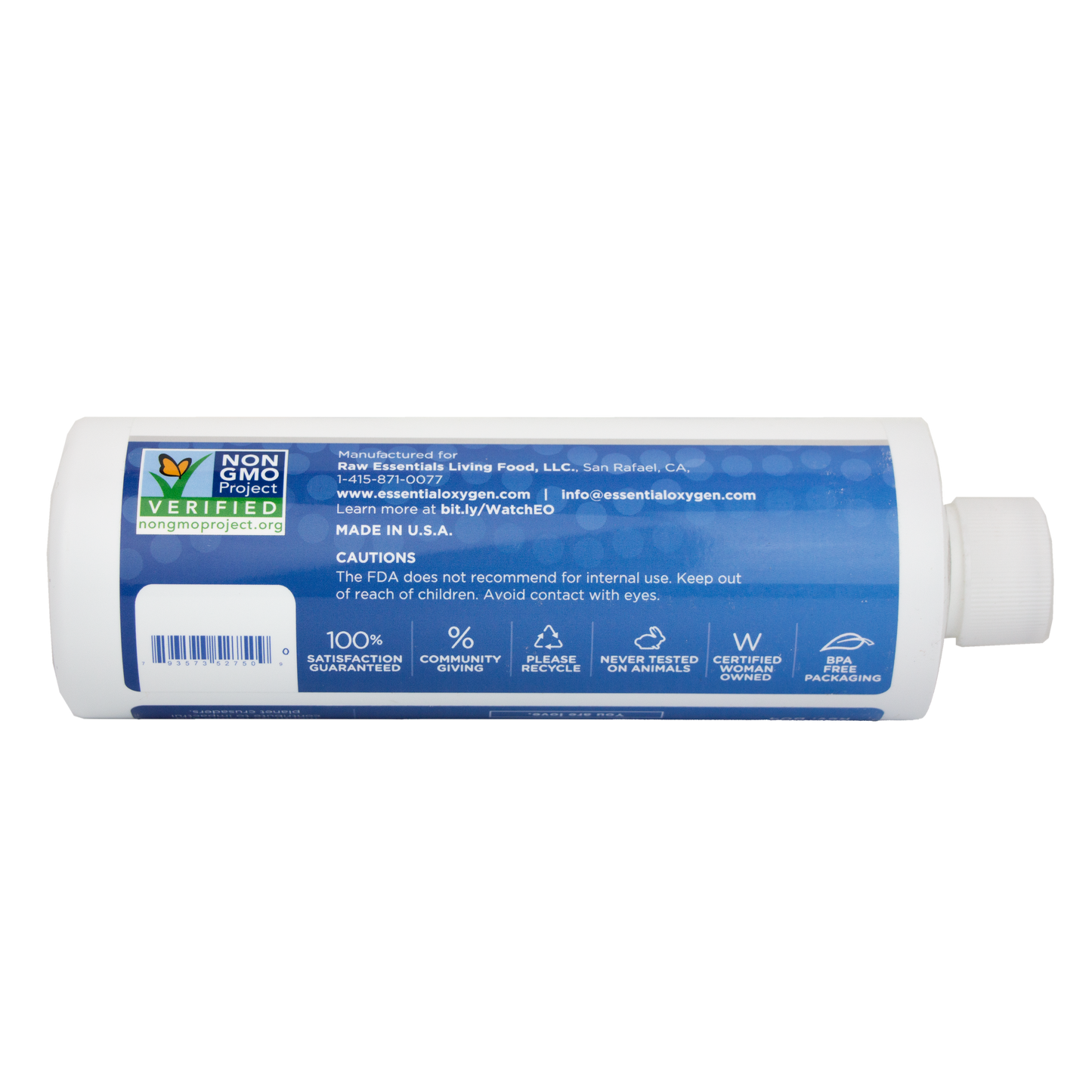 Essential Oxygen - Food Grade Hyrdrogen Peroxide (3% USP) (Store Pick-Up Only)