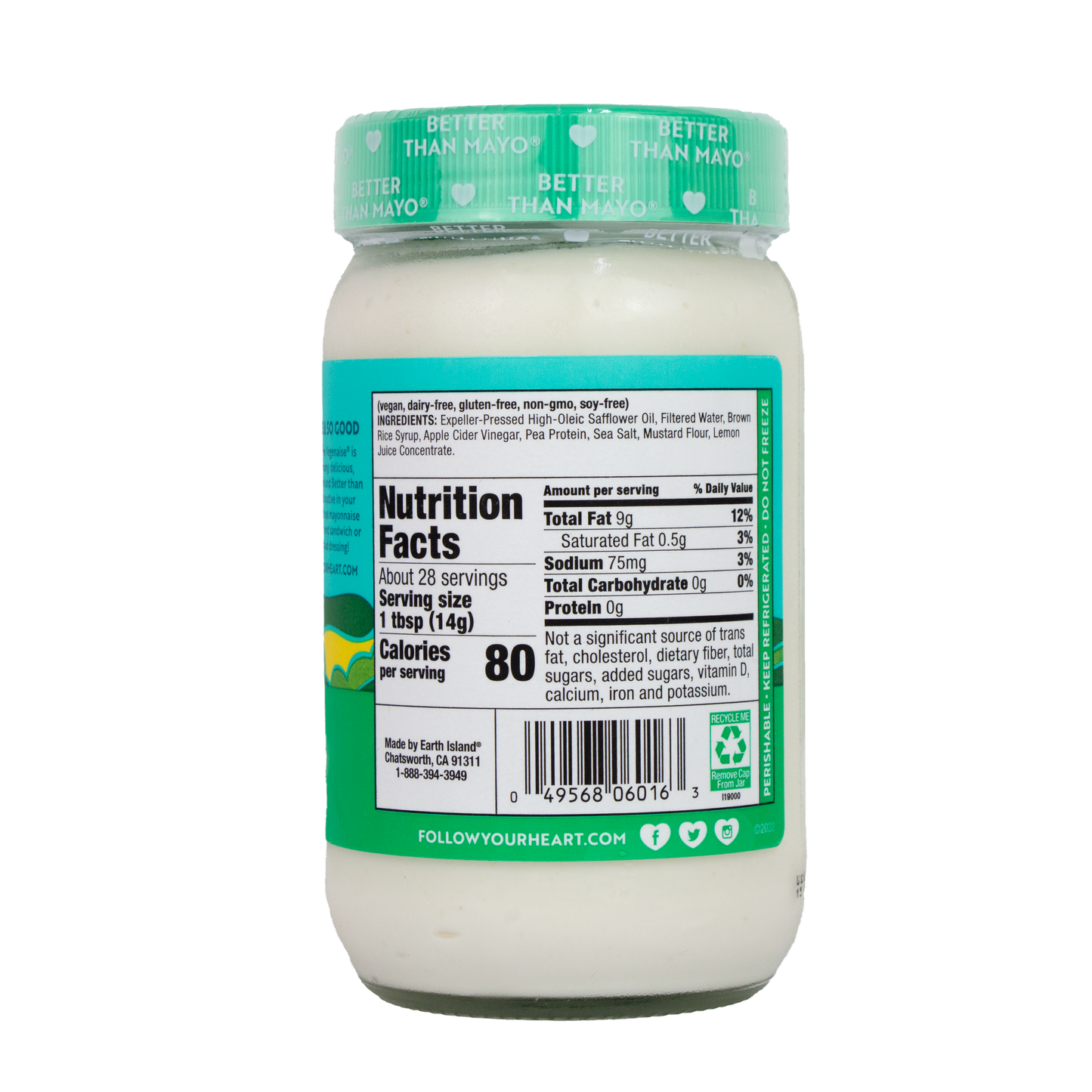 Follow Your Heart - Vegenaise (14 oz) (Store Pick - Up Only)