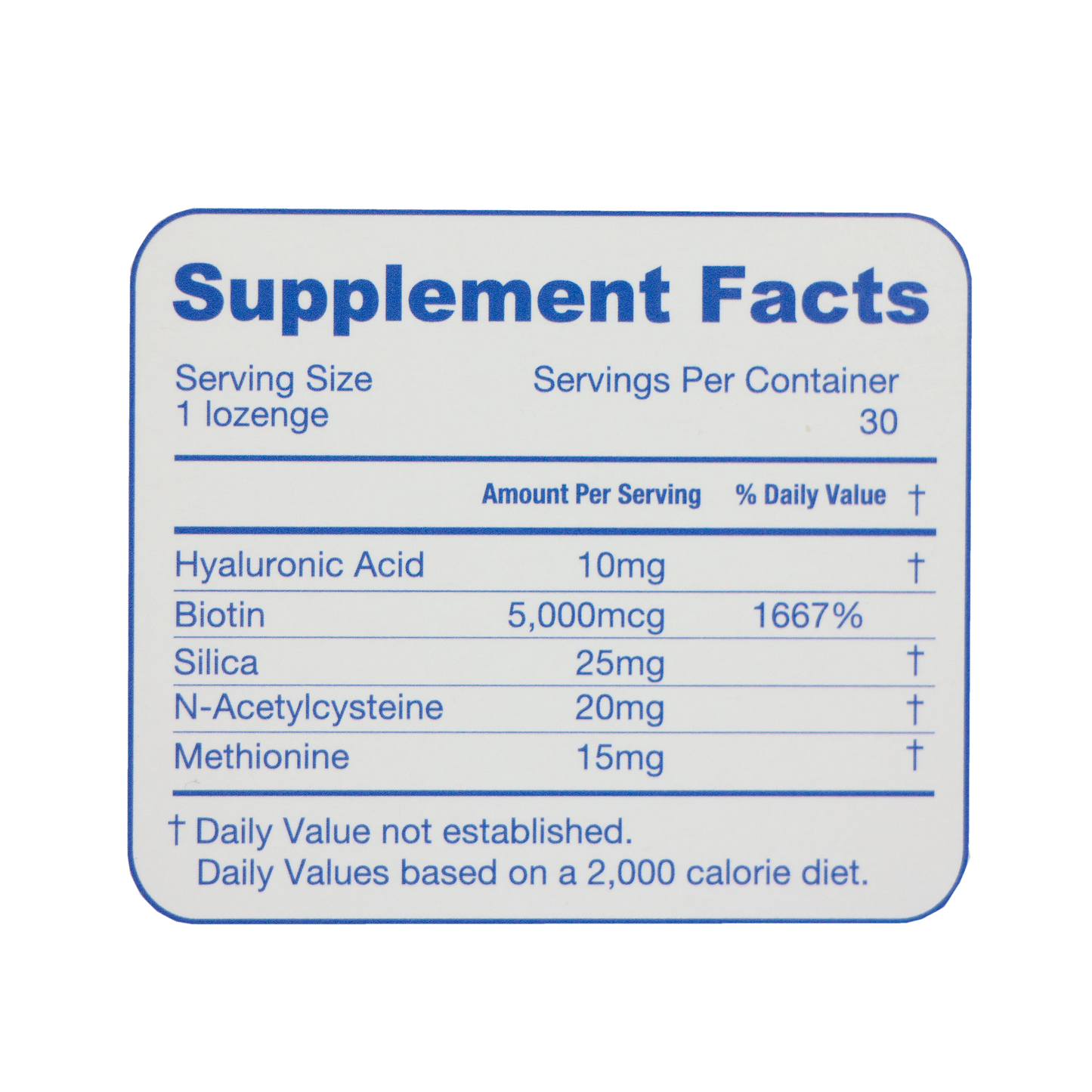 Hyalogic - Hair, Skin & Nails 30 Chewable Lozenges