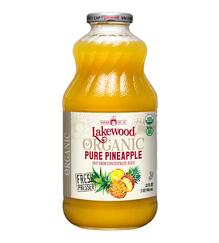 Lakewood Pure Pineapple Organic 32 oz (Store Pick-Up Only)