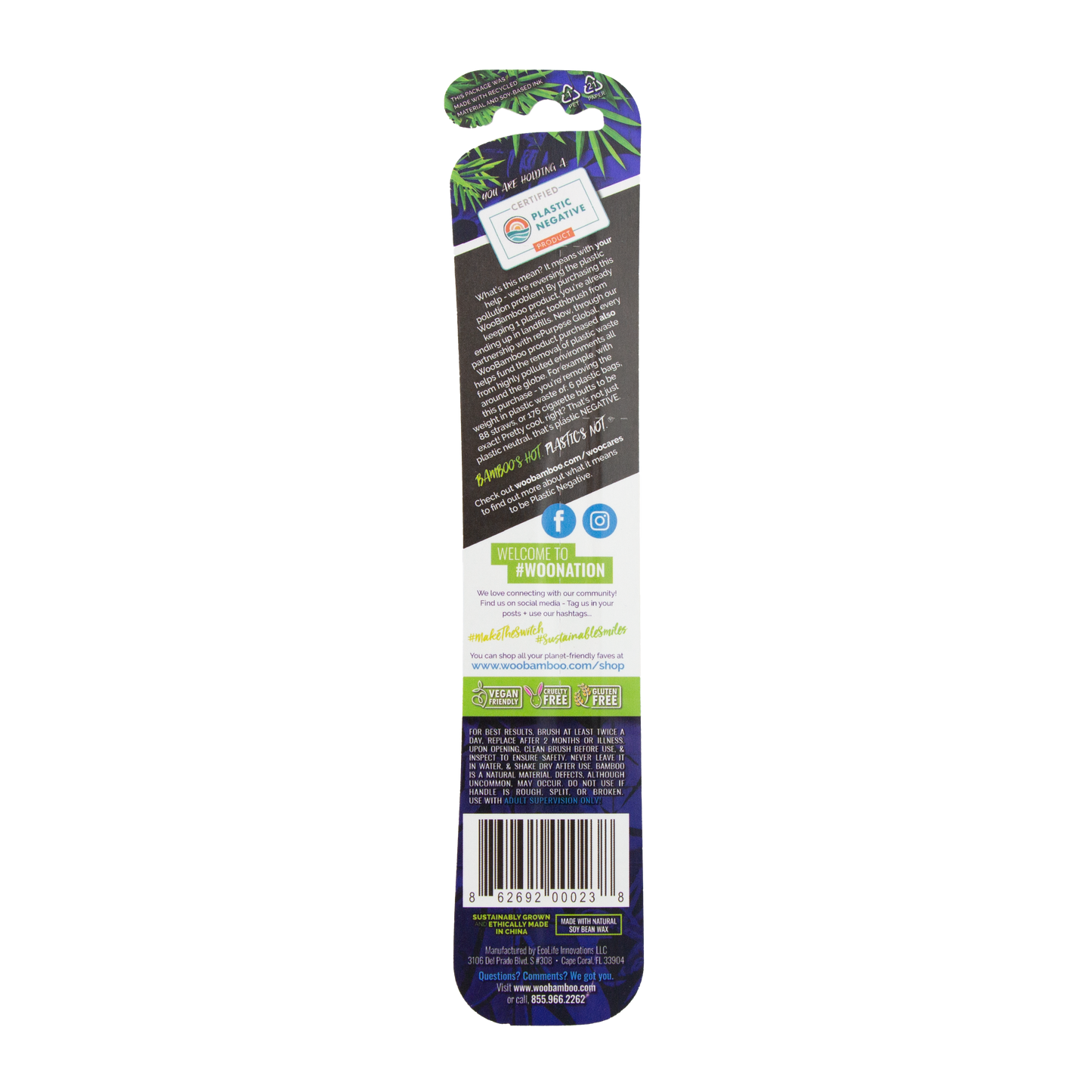 Woobamboo Toothbrush - Medium