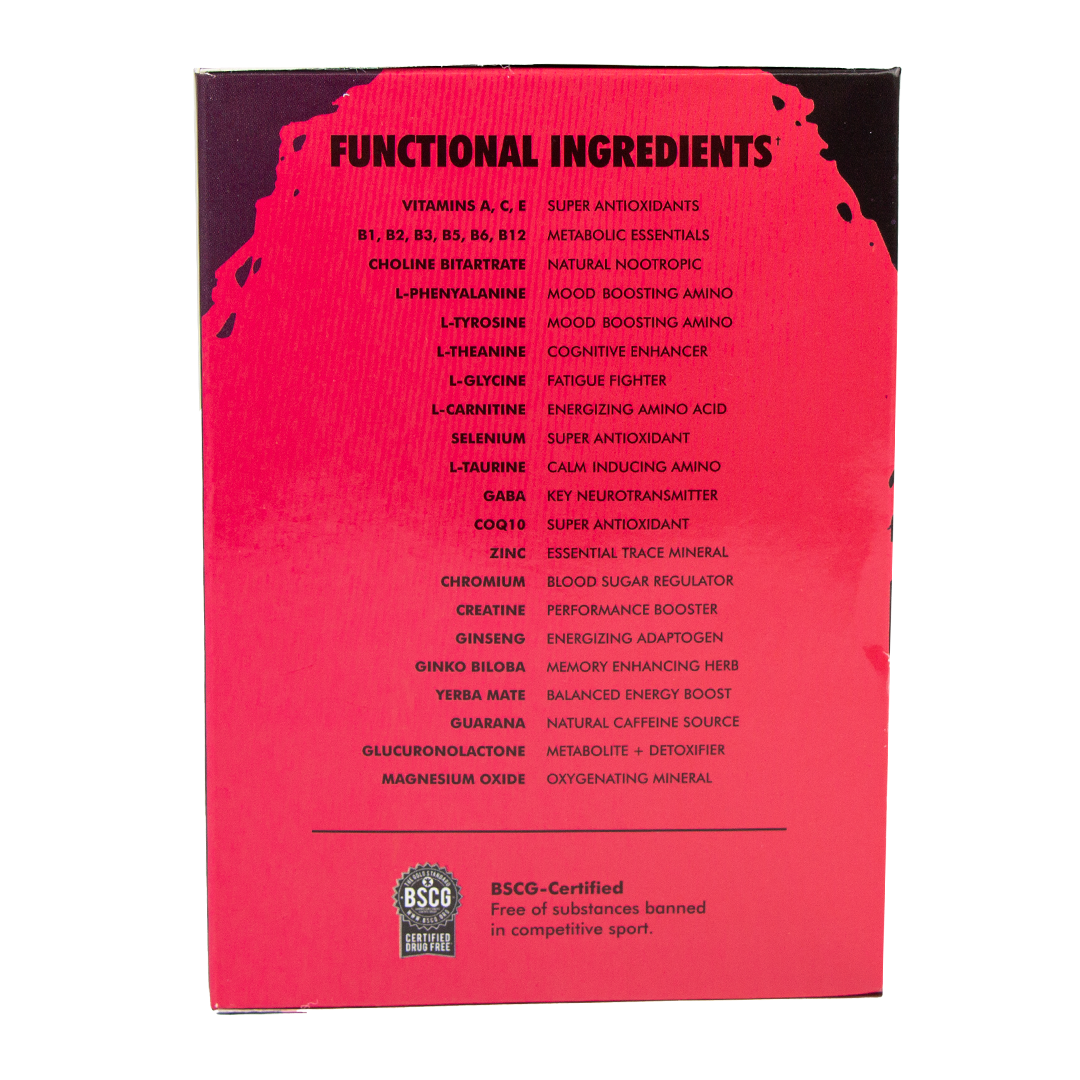 Cherry Bo2mb - Brain Energy Mix - Caja de 18 Servicios Individuales
