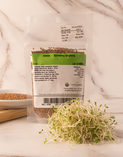 Handy Pantry - Alfalfa Sprouting Seeds 4oz