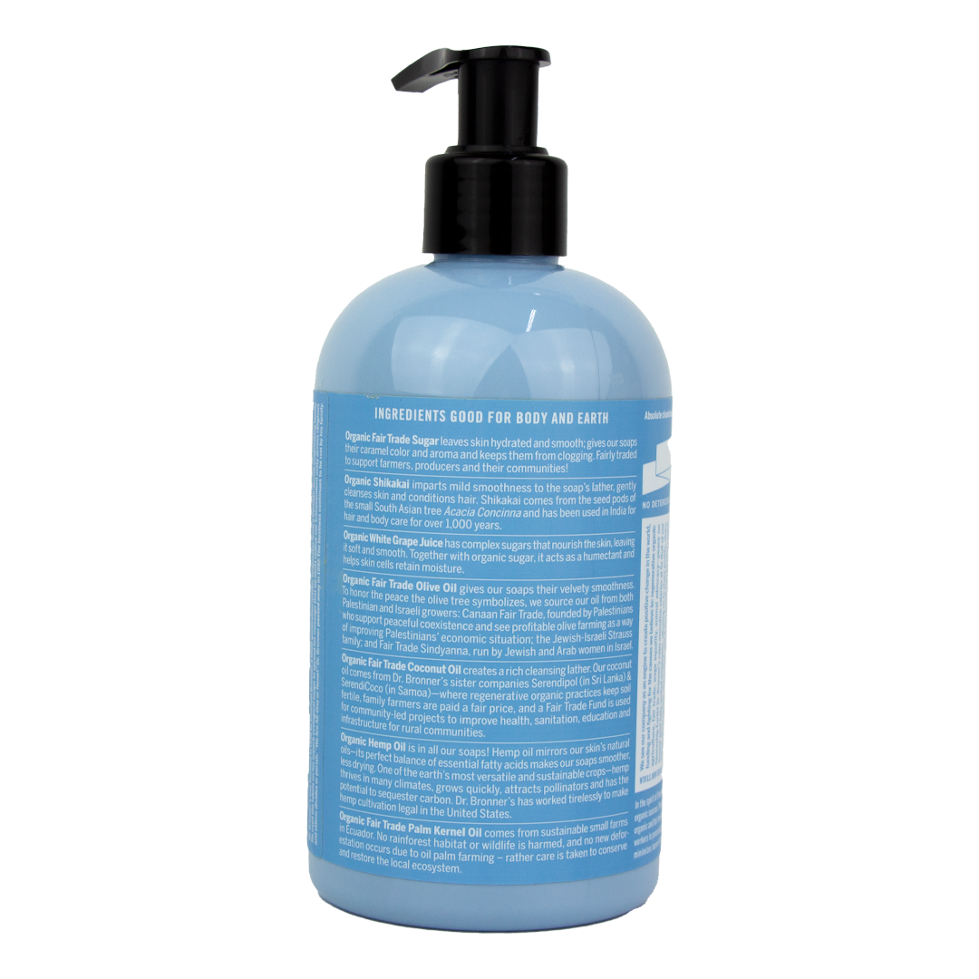 Dr. Bronner's - 4 in 1 - Baby Unscented Sugar Soap - (12 oz)
