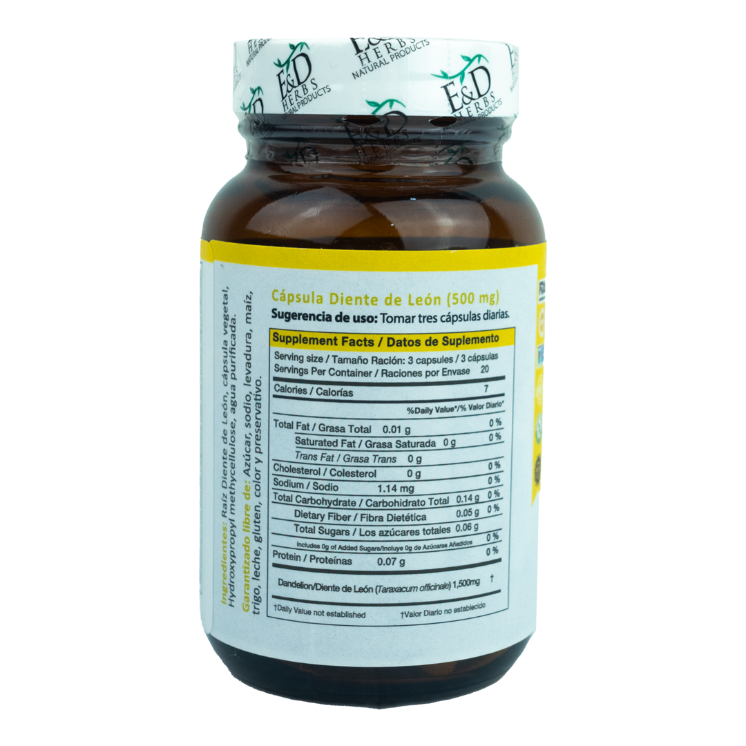 E&D Herbs - Diente de León 500 mg
