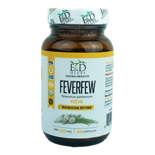 E&D Herbs - Feverfew 250 mg