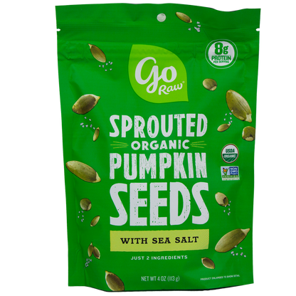 Go Raw - Sprouted Organic Pumpkin Seeds - Sea Salt