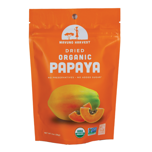 Mavuno Harvest - Dried Organic Papaya