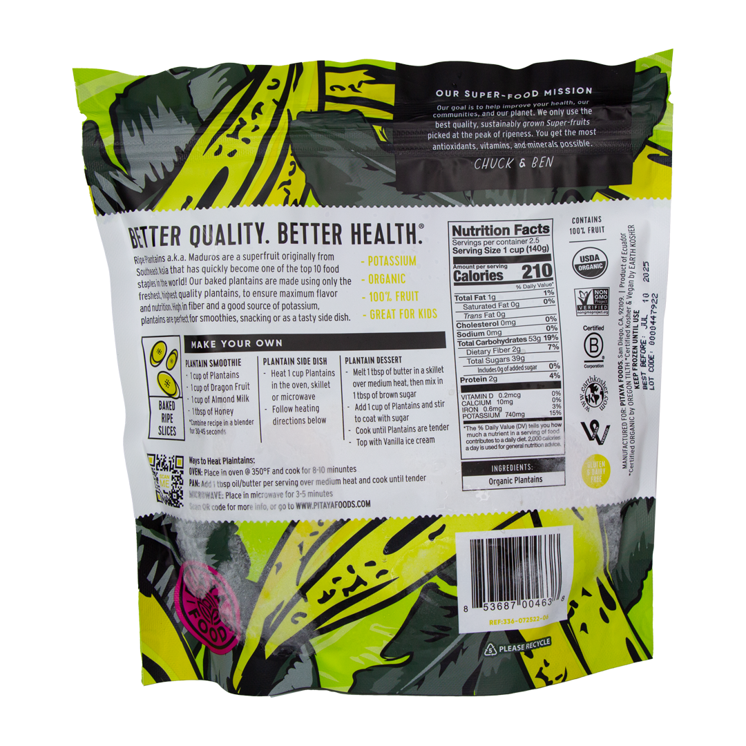 Pitaya Foods - Baked Ripe Plantain Slices (In Store Pick-Up Only)