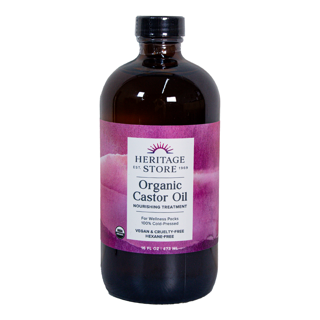 Heritage Store - Organic Castor Oil - 16 oz