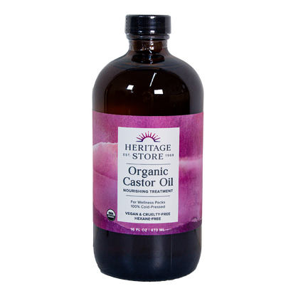 Heritage Store - Organic Castor Oil - 16 oz