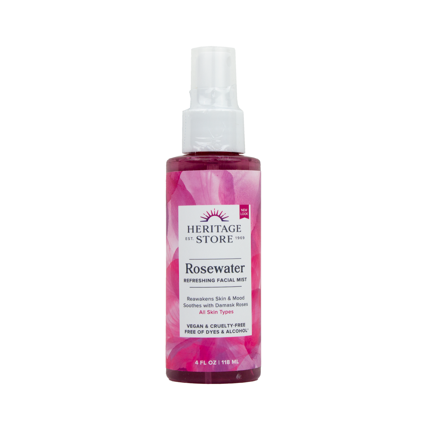 Heritage Store - Rosewater with Atomizer (4 oz)