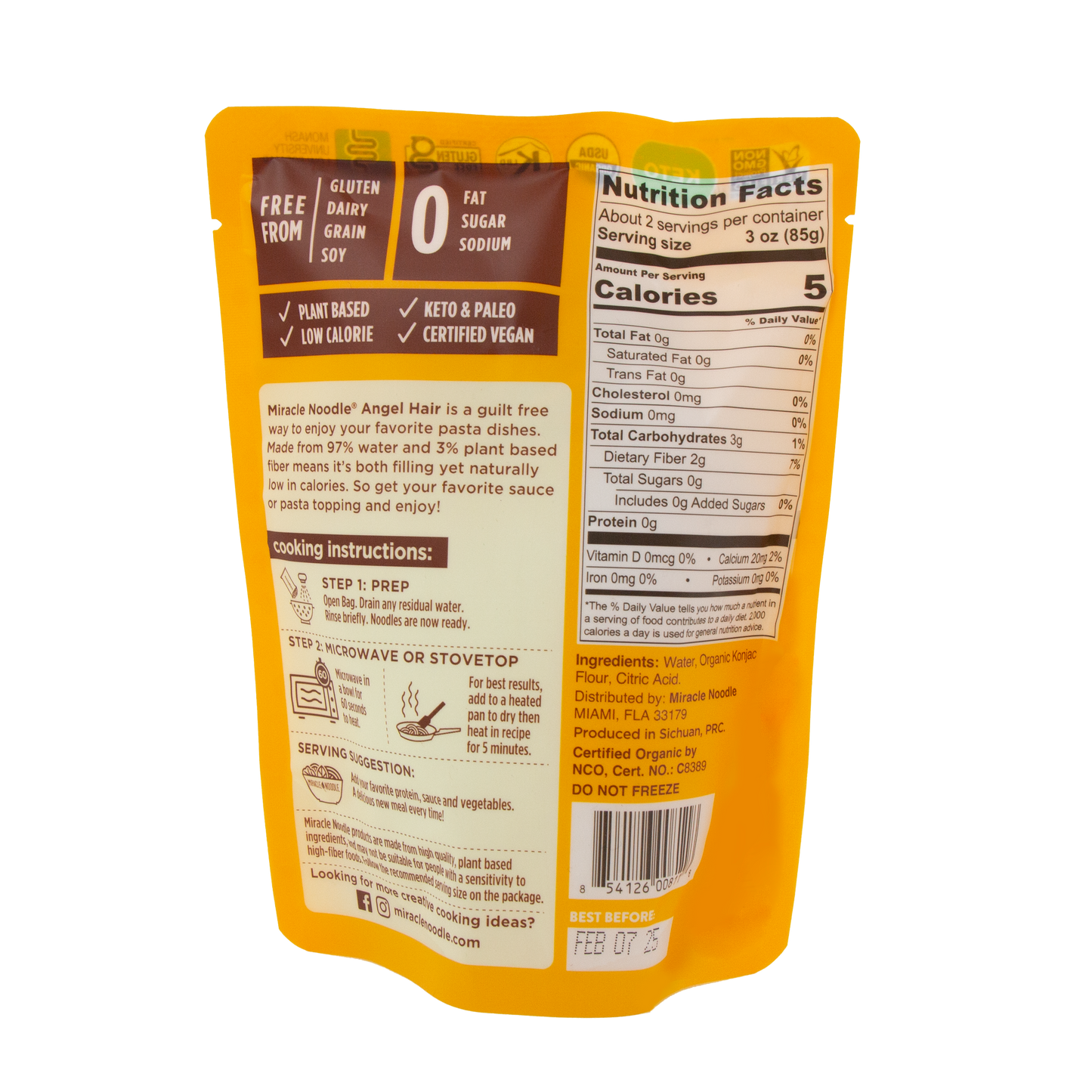 Miracle Noodle - Organic Angel Hair Style (7oz)