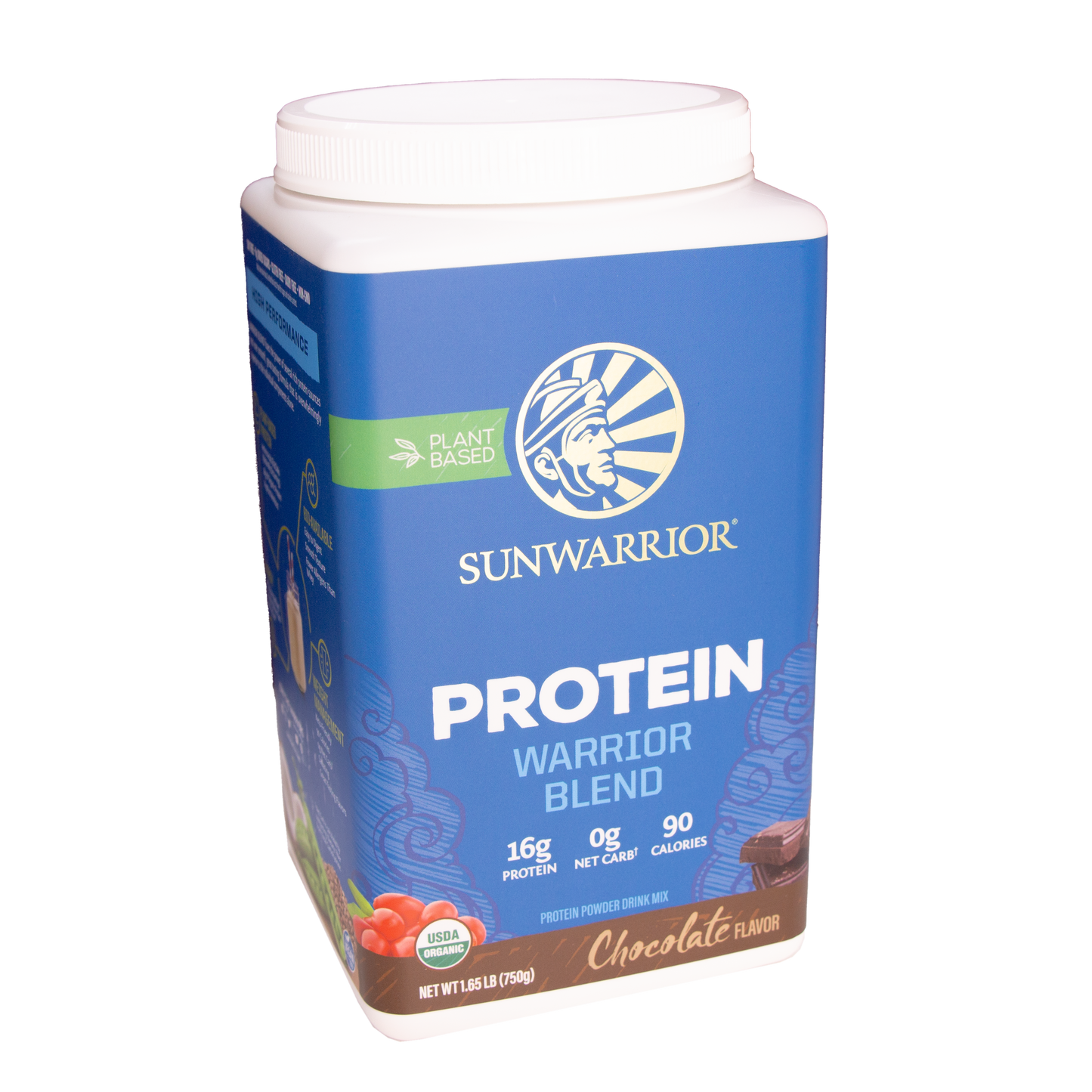 Sunwarrior Protein - Warrior Blend Chocolate (1.65 LB)