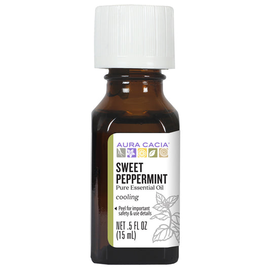 Aura Cacia - Sweet Peppermint Essential Oil (0.5 oz.)