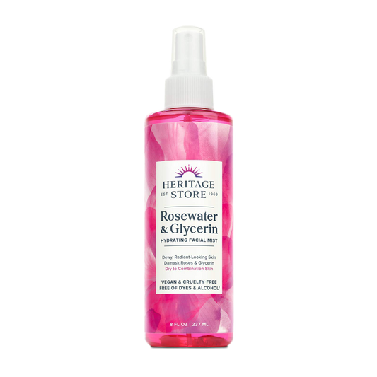 Heritage Store - Rosewater & Glycerin Facial Mist (8 oz)