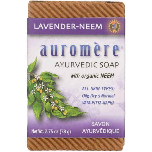 Auromere- Ayurvedic Bar Soap Lavender-Neem