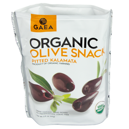 Gaea Olive Snack- Pitted Olives
